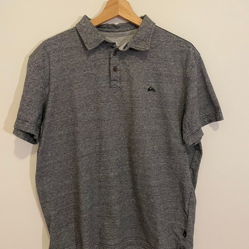 Quiksilver Men's Grey Polo-shirts